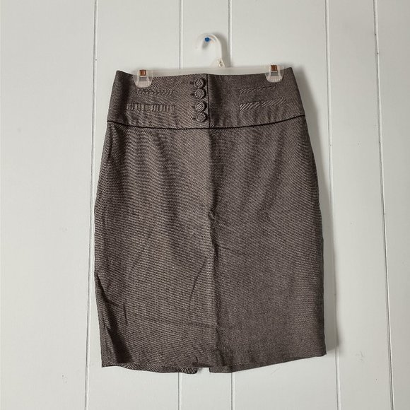 Smart Set High-waisted Grey Dress Skirt - Picture 1 of 6